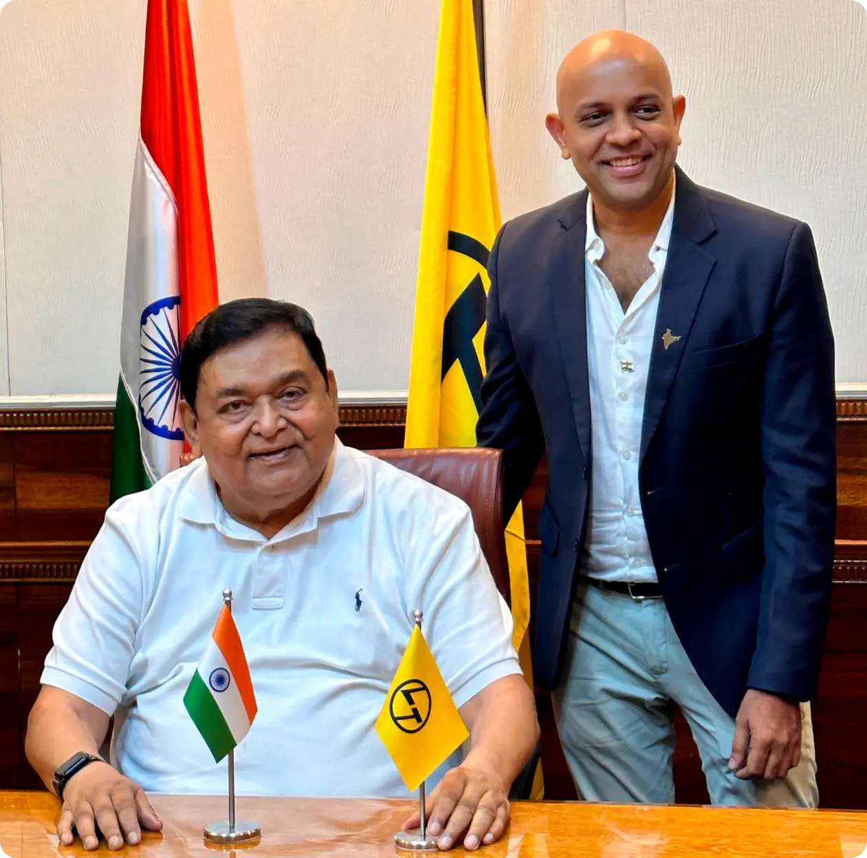 Meeting the legendary Man of Stainless Steel, Mr. A.M. Naik