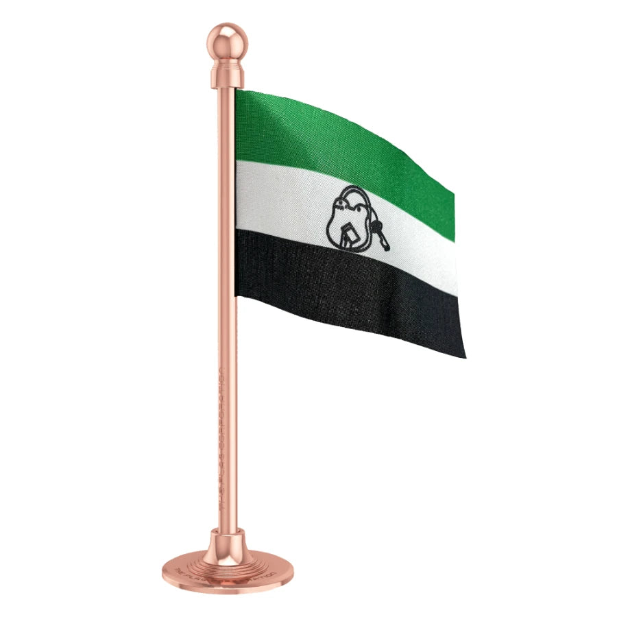All India United Democratic Front AIUDF  Car Dashboard Flag of 2in x 3in With A Steel or Plastic Base