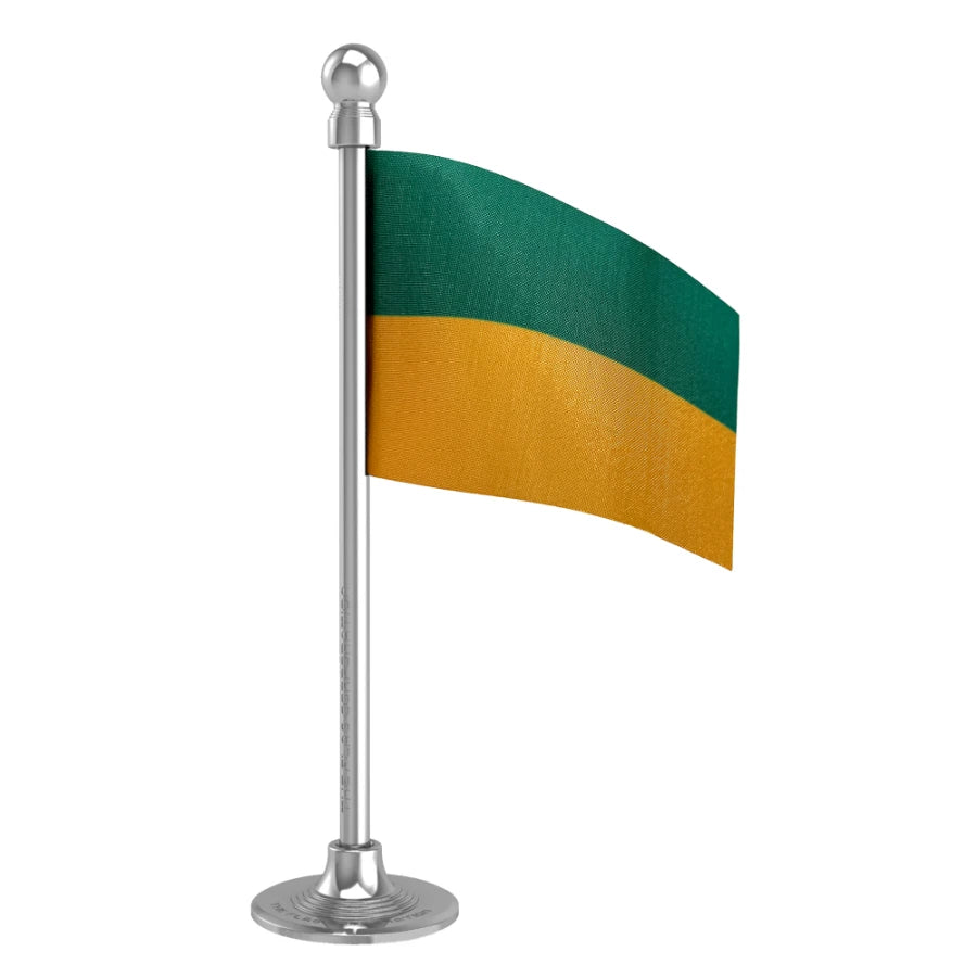 Indigenous People's Front of Tripura (IPFT) Car Dashboard Flag of 2in x 3in With A Steel or Plastic Base