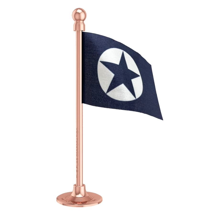 LSP Lok Satta Party Car Dashboard Flag of 2in x 3in With A Steel or Plastic Base