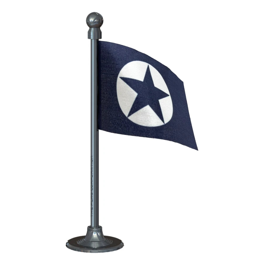 LSP Lok Satta Party Car Dashboard Flag of 2in x 3in With A Steel or Plastic Base