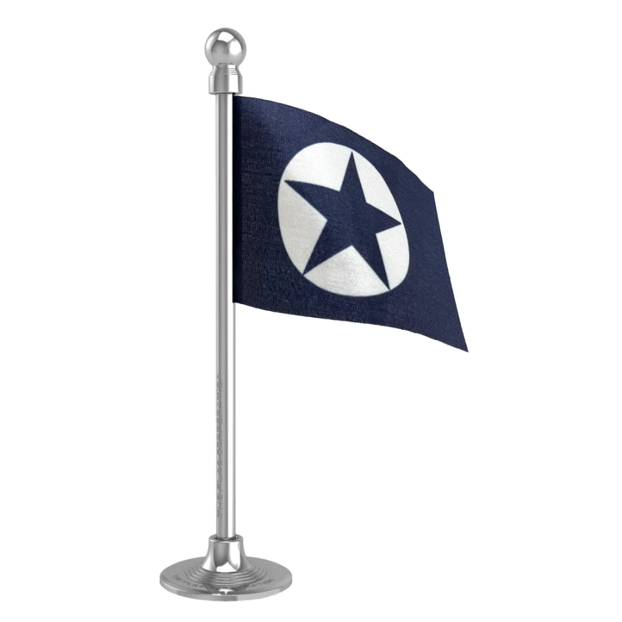 LSP Lok Satta Party Car Dashboard Flag of 2in x 3in With A Steel or Plastic Base
