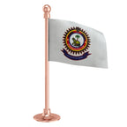 Kerala Police Car Dashboard Flag of 2in x 3in With A Steel or Plastic Base