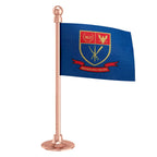 Meghalaya Police Car Dashboard Flag of 2in x 3in With A Steel or Plastic Base