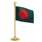 Bangladesh Car Dashboard Flag of 2in x 3in With A Steel or Plastic Base
