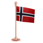 Bouvet Island Car Dashboard Flag of 2in x 3in With A Steel or Plastic Base