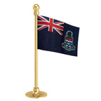 Cayman Islands Car Dashboard Flag of 2in x 3in With A Steel or Plastic Base