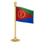Eritrea Car Dashboard Flag of 2in x 3in With A Steel or Plastic Base