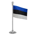 Estonia Car Dashboard Flag of 2in x 3in With A Steel or Plastic Base