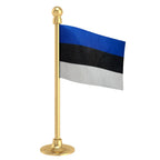 Estonia Car Dashboard Flag of 2in x 3in With A Steel or Plastic Base