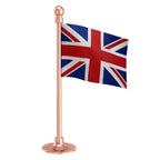 UK United Kingdom Car Dashboard Flag of 2in x 3in With A Steel or Plastic Base