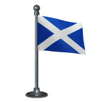 Scotland Car Dashboard Flag of 2in x 3in With A Steel or Plastic Base