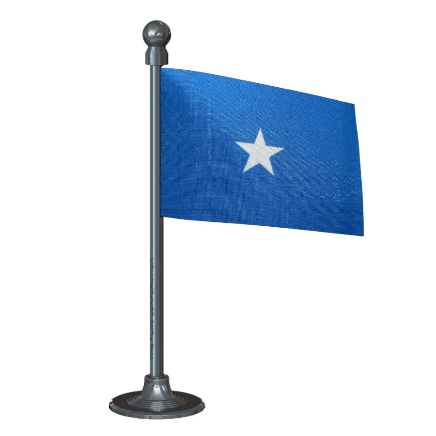 Somalia Car Dashboard Flag of 2in x 3in With A Steel or Plastic Base