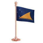Tokelau Car Dashboard Flag of 2in x 3in With A Steel or Plastic Base