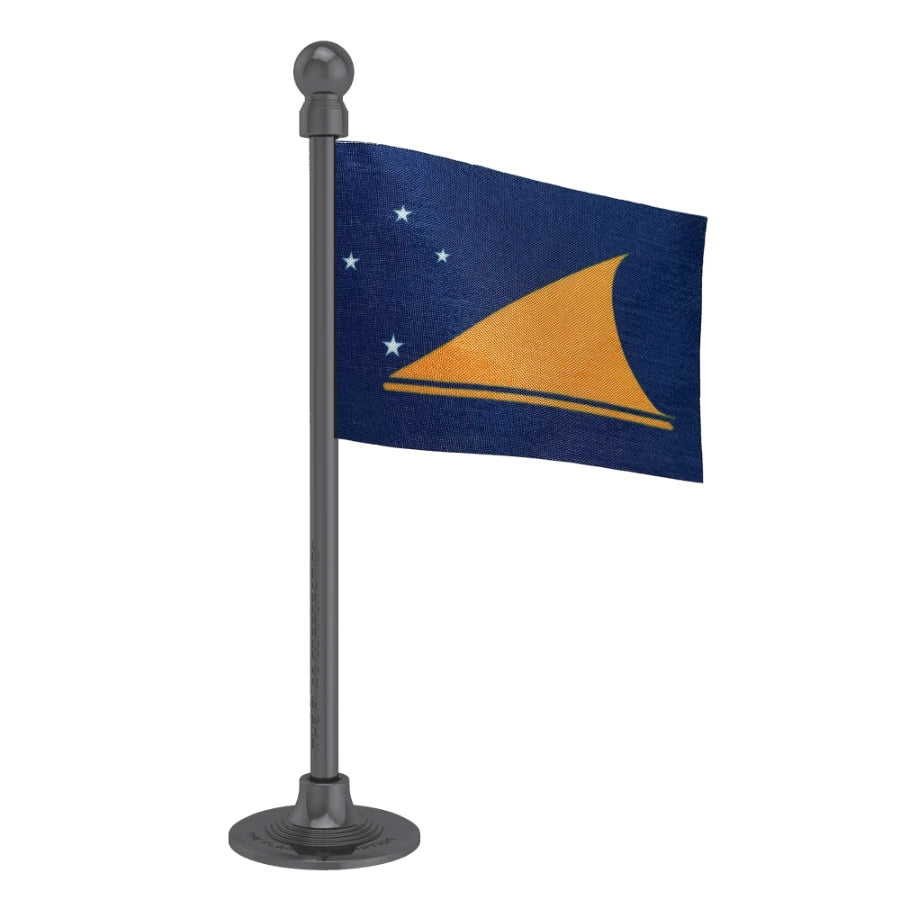 Tokelau Car Dashboard Flag of 2in x 3in With A Steel or Plastic Base