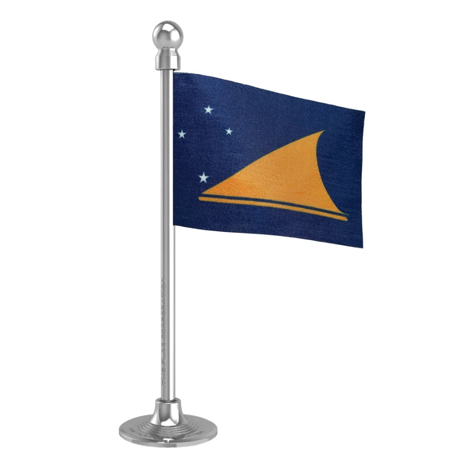 Tokelau Car Dashboard Flag of 2in x 3in With A Steel or Plastic Base