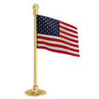 United States of America Car Dashboard Flag of 2in x 3in With A Steel or Plastic Base