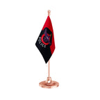Andhra Pradesh Police Table Flag of 4in x 6in With A Heavy Plastic Base