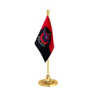 Andhra Pradesh Police Table Flag of 4in x 6in With A Heavy Plastic Base