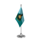 Goa Police Table Flag of 4in x 6in With A Heavy Plastic Base