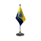Himachal Pradesh Police Table Flag of 4in x 6in With A Heavy Plastic Base