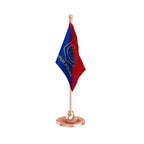Manipur Police Table Flag of 4in x 6in With A Heavy Plastic Base