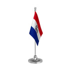 AGP Asom Gana Parishad Table Flag of 4in x 6in With A Heavy Plastic Base