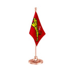 AIFB All India Forward Bloc Table Flag of 4in x 6in With A Heavy Plastic Base