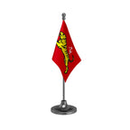 AIFB All India Forward Bloc Table Flag of 4in x 6in With A Heavy Plastic Base
