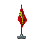 AIFB All India Forward Bloc Table Flag of 4in x 6in With A Heavy Plastic Base