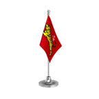 AIFB All India Forward Bloc Table Flag of 4in x 6in With A Heavy Plastic Base
