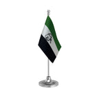 AIUDF All India United Democratic Front Table Flag of 4in x 6in With A Heavy Plastic Base