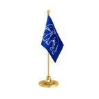 BSP Bahujan Samaj Party Table Flag of 4in x 6in With A Heavy Plastic Base