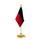 DMK Dravida Munnetra Kazhagam Table Flag of 4in x 6in With A Heavy Plastic Base