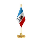 HSPDP Hill State People's Democratic Party Table Flag of 4in x 6in With A Heavy Plastic Base