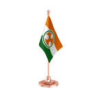 IYC Indian Youth Congress Table Flag of 4in x 6in With A Heavy Plastic Base