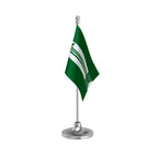 JDU Janata Dal United Table Flag of 4in x 6in With A Heavy Plastic Base