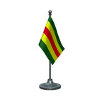 KDMK Kongu Desa Makkal Katchi Table Flag of 4in x 6in With A Heavy Plastic Base