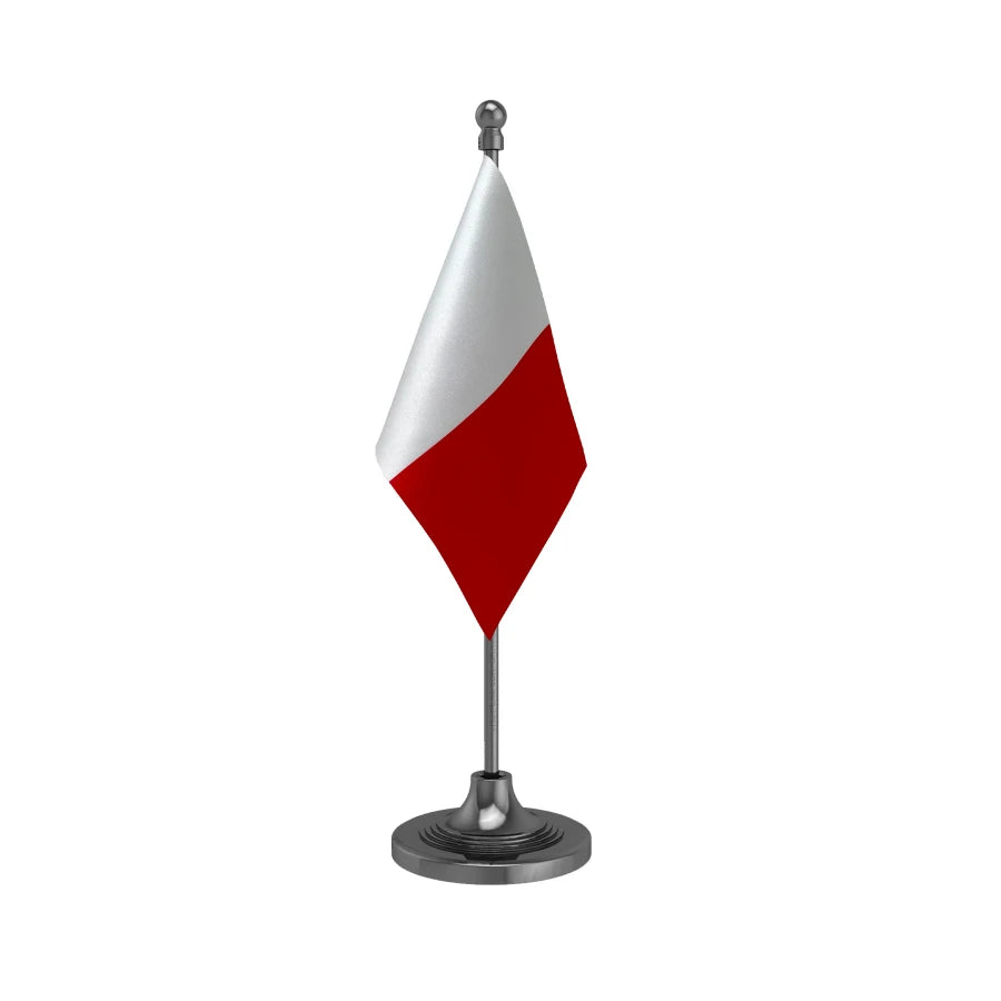 KCP Kerala Congress Table Flag of 4in x 6in With A Heavy Plastic Base