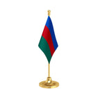 LJP Lok Janshakti Party Table Flag of 4in x 6in With A Heavy Plastic Base