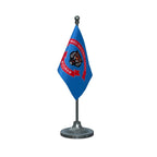 MNF Mizo National Front Party Table Flag of 4in x 6in With A Heavy Plastic Base