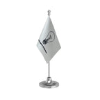 MPC Mizoram People's Conference Table Flag of 4in x 6in With A Heavy Plastic Base