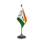 NCP National Congress Party Table Flag of 4in x 6in With A Heavy Plastic Base