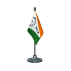 NCP National Congress Party Table Flag of 4in x 6in With A Heavy Plastic Base