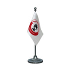 NDPP Nationalist Democratic Progressive Party Table Flag of 4in x 6in With A Heavy Plastic Base