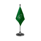RJD Rashtriya Janata Dal Table Flag of 4in x 6in With A Heavy Plastic Base