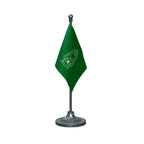 RJD Rashtriya Janata Dal Table Flag of 4in x 6in With A Heavy Plastic Base