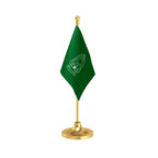 RJD Rashtriya Janata Dal Table Flag of 4in x 6in With A Heavy Plastic Base