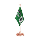 RLD Rashtriya Lok Dal Table Flag of 4in x 6in With A Heavy Plastic Base