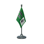 RLD Rashtriya Lok Dal Table Flag of 4in x 6in With A Heavy Plastic Base